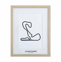 Formule 1 Circuit Zandvoort 3D Print - Hout - thumbnail