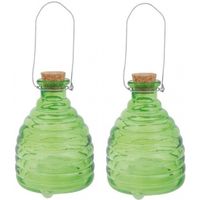 2x Wespenvangers groen 14 cm