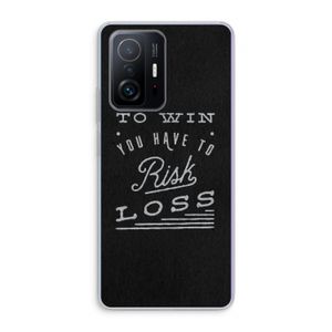Risk loss: Xiaomi 11T Pro Transparant Hoesje