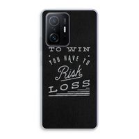 Risk loss: Xiaomi 11T Pro Transparant Hoesje