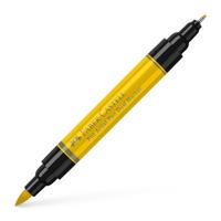 Faber Castell Tekenstift Pitt Artist Pen duo marker - 107 cadmiumgeel geel