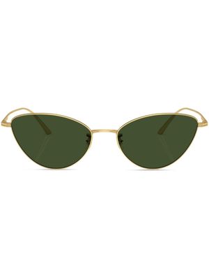 Oliver Peoples lunettes de soleil 1998C à monture papillon - Or