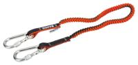 Bahco Veiligheidskoord | met vaste karabijnhaak en blokkeervoorziening | 3 kg | 1.2 m - volgens DROPS best practices - 3875-LY4