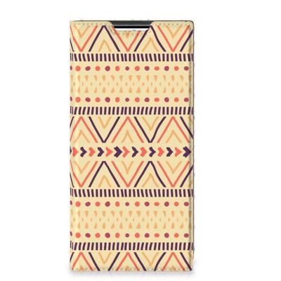 Samsung Galaxy S22 Ultra | Hoesje met Magneet | Aztec Yellow
