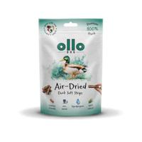 OLLO Air-Dried Duck strips - traktatie voor hond - 80g