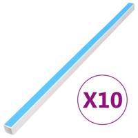 VidaXL Kabelgoot zelfklevend 25x25 mm 10 m pvc