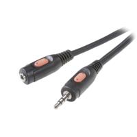 SpeaKa Professional SP-7870228 Jackplug Audio Verlengkabel [1x Jackplug male 3,5 mm - 1x Jackplug female 3,5 mm] 10.00 m Zwart