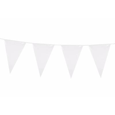 Boland Bruiloft Vlaggenlijn XXL - wit - 10 meter - feestdecoratie