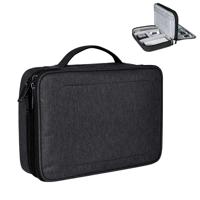 Kleine Nylon waterdicht vak Type Multi-function opbergtas voor iPad formaat: 24 X 18 X 8 cm (zwart)