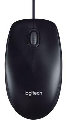 LogitechM90 Muis Zwart