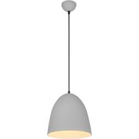 Moderne LED Hanglamp Mat Grijs - E27 Fitting - Aluminium - 1-lichts