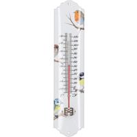 Esschert design thermometer Tuinvogel - voor binnen en buiten - 30 x 7 cm - Celsius/fahrenheit