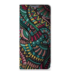 Poco X4 Pro 5G Hoesje met Magneet Aztec