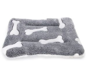 Nobleza Hondenkleedje - Pluche - Grijs / wit - Maat S - 42x55 cm