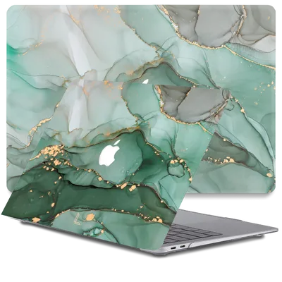 Lunso MacBook Air 13 inch (2010-2017) cover hoes - case - Green Maeve