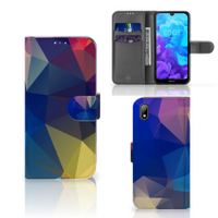 Huawei Y5 (2019) Book Case Polygon Dark - thumbnail