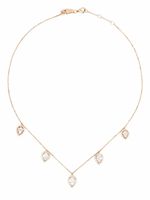 Djula collier ras-du-cou 5 Poires en or rose 18ct orné de diamants