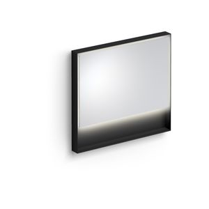 Clou Look At Me Spiegel 2700K LED-Verlichting IP44 Omlijsting In Mat Zwart 90x8x80 cm Clou