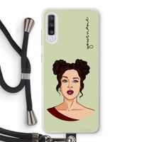 Pop-Art Creator: Samsung Galaxy A70 Transparant Hoesje met koord