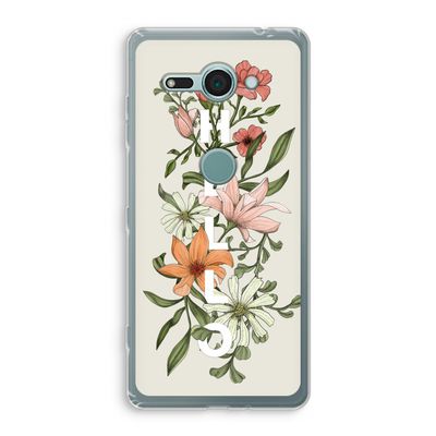 Hello bloemen: Sony Xperia XZ2 Compact Transparant Hoesje
