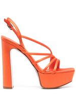 Le Silla sandales Scarlet à plateforme - Orange - thumbnail