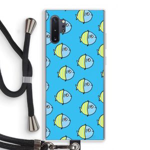 Visjes: Samsung Galaxy Note 10 Plus Transparant Hoesje met koord