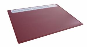 Durable 722303 Bureau onderlegger 4-jaarskalender Rood, Transparant (b x h) 650 mm x 500 mm