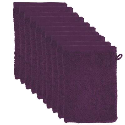 The One Washandjes Plum - 10 stuks