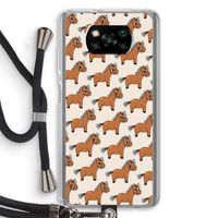 Pony: Xiaomi Poco X3 Pro Transparant Hoesje met koord