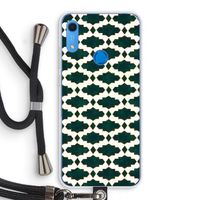 Moroccan tiles: Huawei Y6s Transparant Hoesje met koord