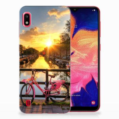Samsung Galaxy A10 | Silliconen Back Cover | Amsterdamse Grachten