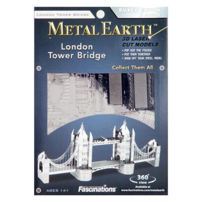 Eureka metal earth london tower bridge zilver editie