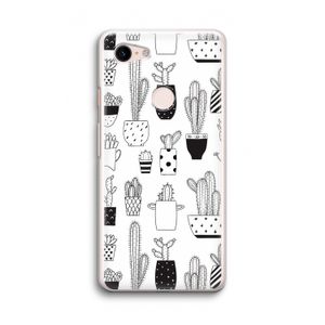 Cactusmotief: Google Pixel 3 Transparant Hoesje