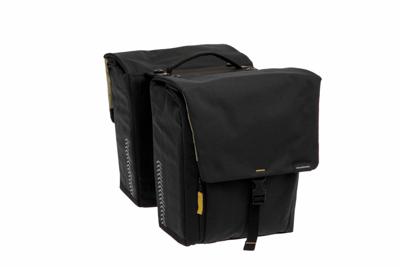 New Looxs Tulum MIK Dubbele Fietstas 32 Liter Pet Zwart