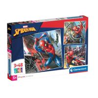 Clementoni super color 3in1 puzzel spiderman 3x48 stukjes - thumbnail