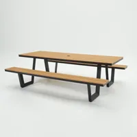 Vita Massa rechthoekige picknicktafel XL