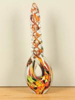 Glasobject Twist gekleurd, 41 cm - thumbnail