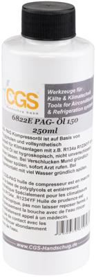 CGS airco-compressorolie "pag olie". pag oel 250ml iso150