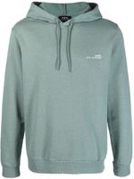 A.P.C. Hoodie met logoprint - Groen - thumbnail