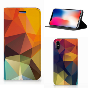 Apple iPhone X | Xs Stand Case Polygon Color