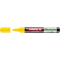 Paintmarker edding 50 eco waterbasis 2-3mm geel