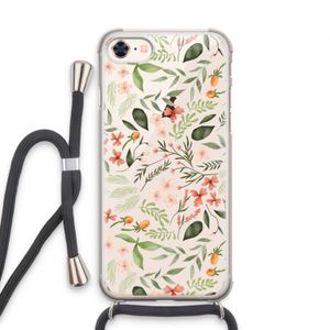 Sweet little flowers: iPhone 7 Transparant Hoesje met koord