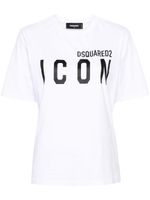 DSQUARED2 t-shirt en coton à logo imprimé - Blanc - thumbnail