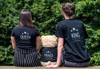 T-shirt kinderen zwart Achterkant 12 - 14 jaar