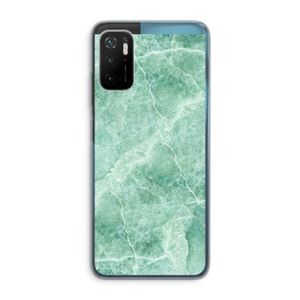 Groen marmer: Xiaomi Poco M3 Pro 5G Transparant Hoesje