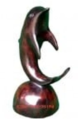 Beeld Polystone Dolfijn (16 cm)