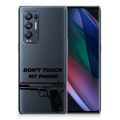 OPPO Find X3 Neo Silicone-hoesje Pistol DTMP OPPO Find X3 Neo Silicone-hoesje Pistol DTMP