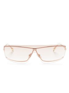 Isabel Marant Eyewear lunettes de soleil à monture couvrante - Or