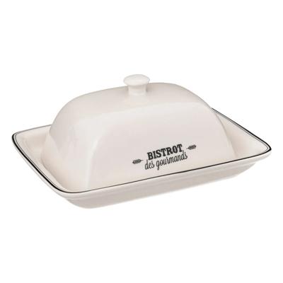 5Five botervloot Bistro Gastronome - keramiek - 19 x 14 cm - wit