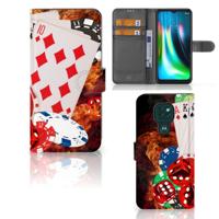 Motorola Moto G9 Play | E7 Plus | Wallet Case | met Pasjes | Casino